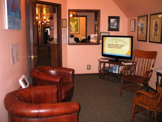 Our reception area