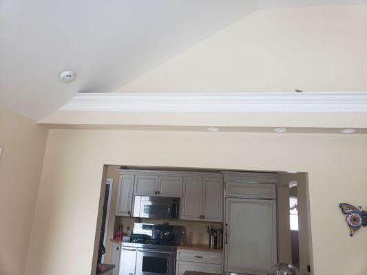 Interior painting grosse Pointe Woods completed February 2020 sun room painting