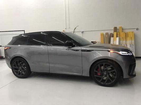 New Range Rover sport tinted with ceramic window tint