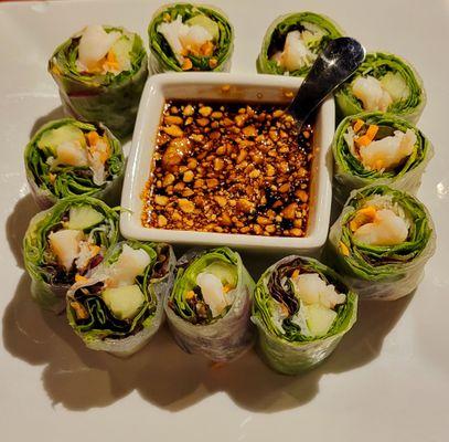 Shrimp Fresh Basil Rolls