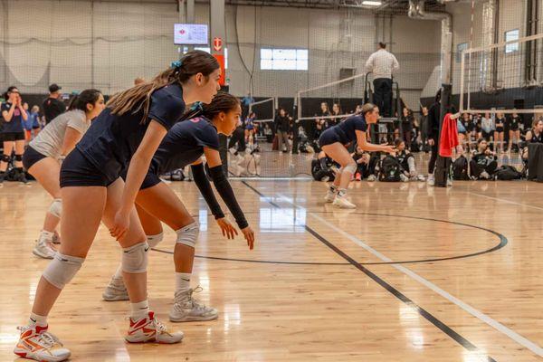 16U club athletes locked in at an SCVA tournament.