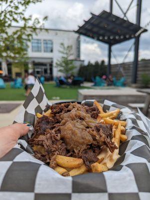 Cheesesteak fries