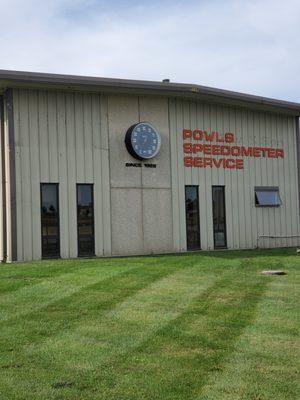 This is the front of our building. You can see us from highway 283. We are right next to Lancaster Honda.