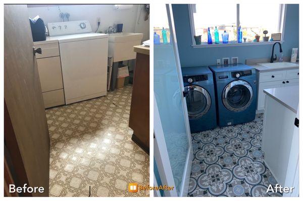 Laundry room make over