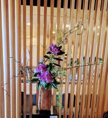 Arrangement for Japanese restaurant