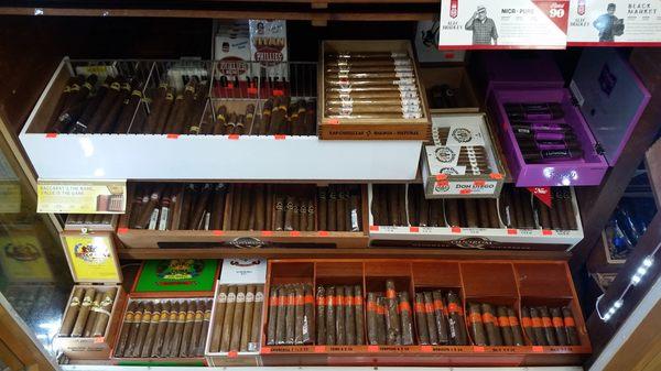 Wide selection of Premium Cigars