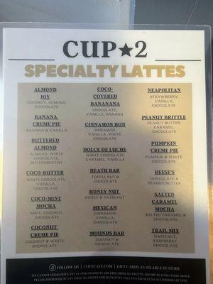 Specialty Lattes