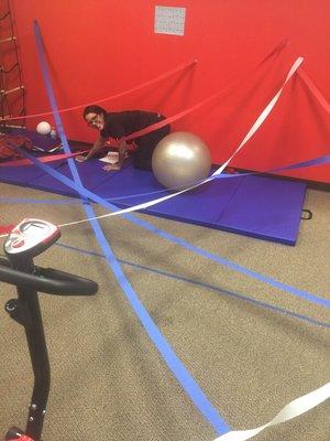 Obstacle course in our clinic !