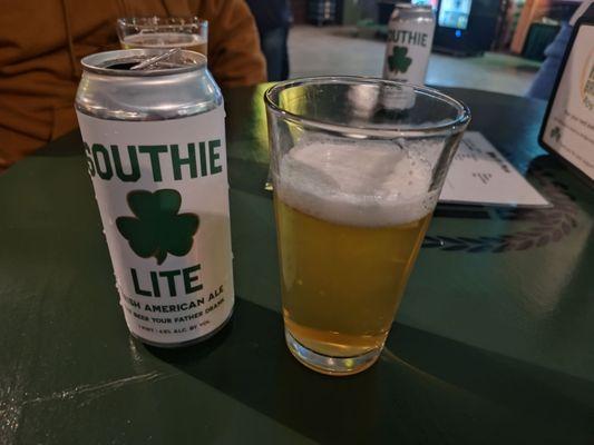 Southie Lite!  The beer your father drank!