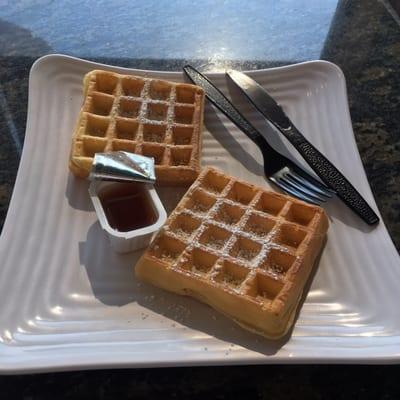 Belgian Waffles with syrup