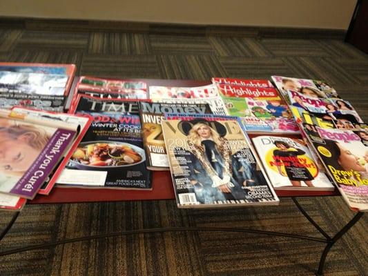 Short wait times but really great selection of magazines in the waiting room!