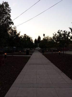 Tree Lined Walkway