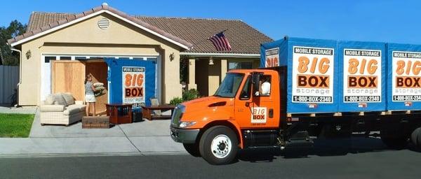 Have a "Big Box" storage unit delivered and picked up to/from your San Diego address