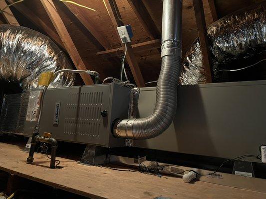 Move furnace to the attic