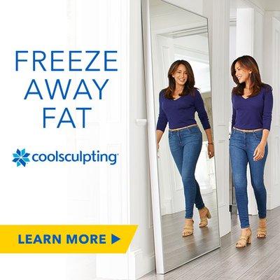 It's time to say goodbye to love handles with CoolSculpting and hello to form-fitting clothes!