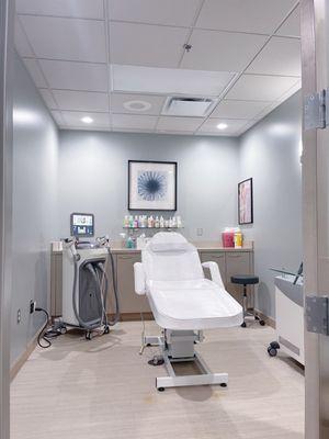 Laser treatment room (laser hair removal, skin tightening, simulative, skin rejuvenation advanced.)