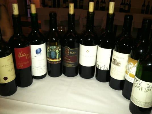 Our draft picks & table's lineup at the 2014 King Cab dinner