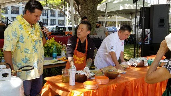 Go orange team, cooking contest 2018