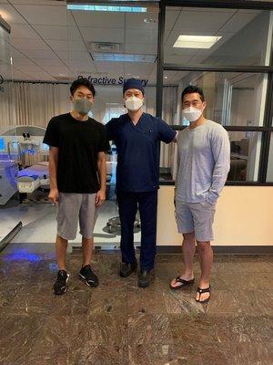 Congrats to Zander following LASIK with dad, Daniel Dae Kim