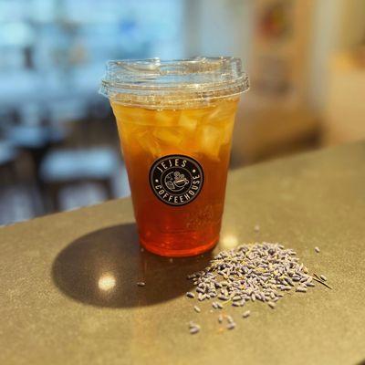 Organic Lavender Iced Tea to refresh yourself.