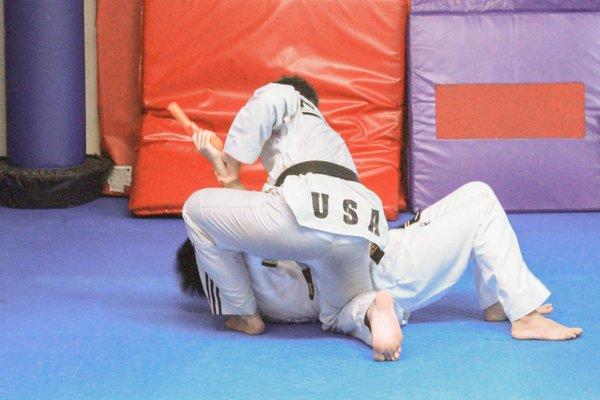 Self defense practice