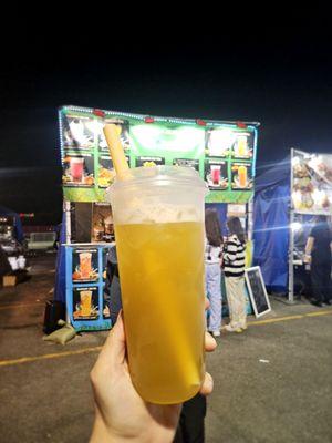 Cantaloupe iced tea