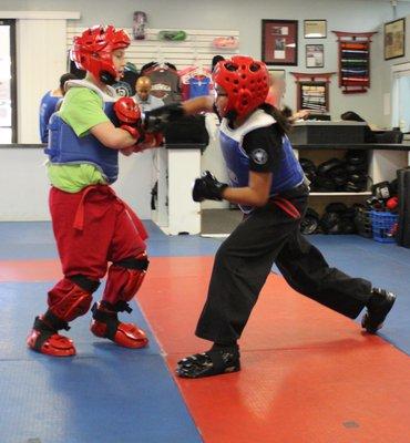 Kids Kick Boxing classes.