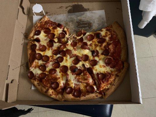 Pepperoni large pizza