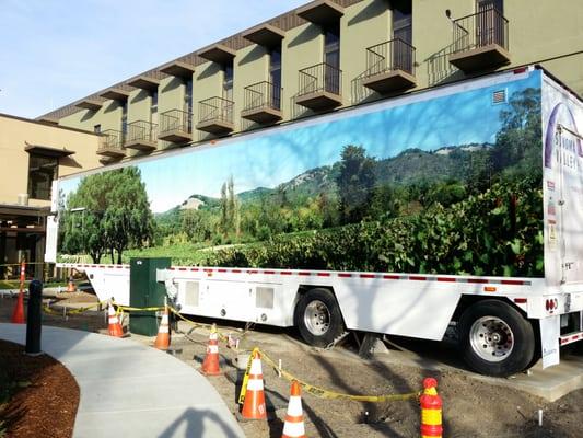 Mobile MRI trailer