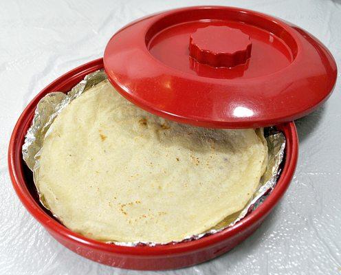 Tortillas de Maiz Recien Hechas