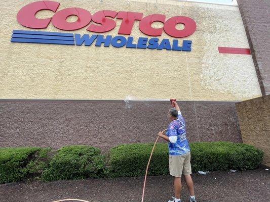 Potomac Mills Costco got asked us to freshen up there store front...We obliged!