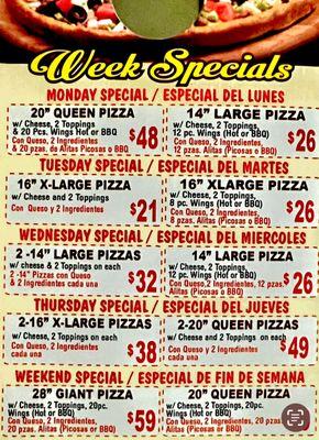 Weekly special