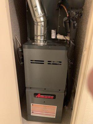 Ultra Low NOx Amână Furnace install in Lake forest! We cover all of OC!