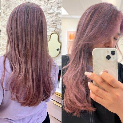 Purple Balayage