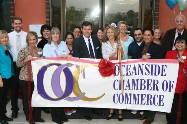 Proud members of the Oceanside Chamber of Commerce