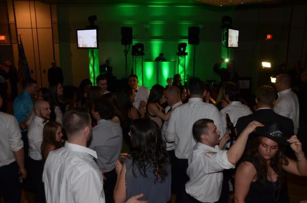 TVs, Up Lighting, Intelligent  Moving Head Lighting Zap Shots, Simulcast Video , Pack Dance Floor