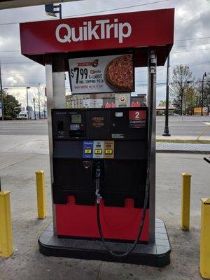 Full pump profile. Pump #2. There are 10 pumps at this QT.