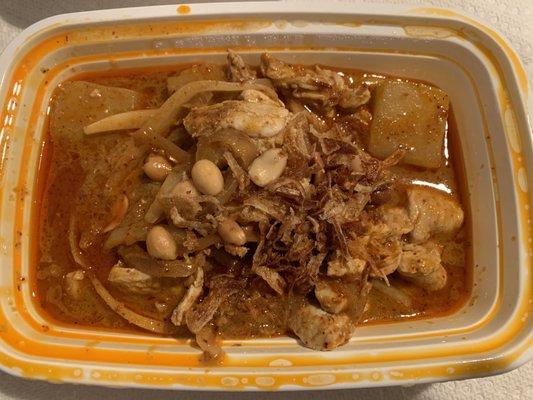 Massaman curry chicken