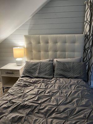 Master bedroom shiplap