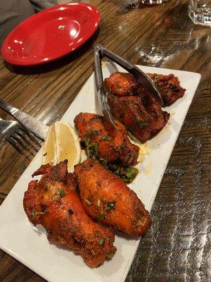 Chicken TANDOORI WINGS* nice and spicy