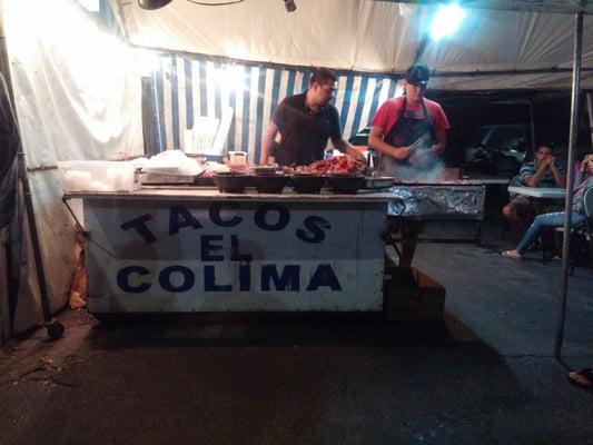 Preparing delicious tacos