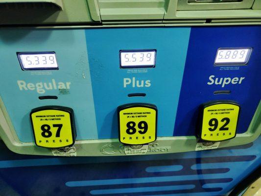 The Gas Prices with Kama'aina Card as of June 21, 2022.