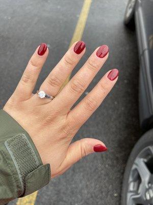 SNS dip manicure