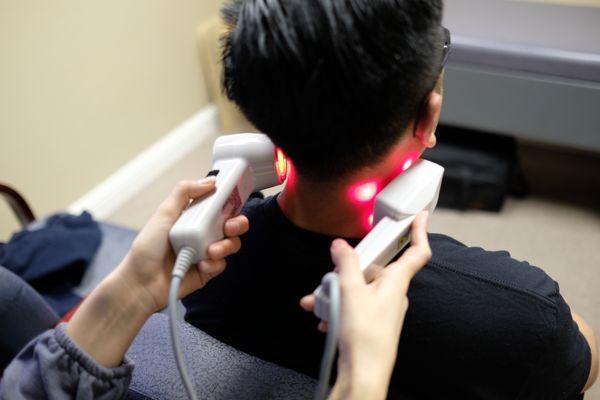 Laser treatment to reduce inflammation