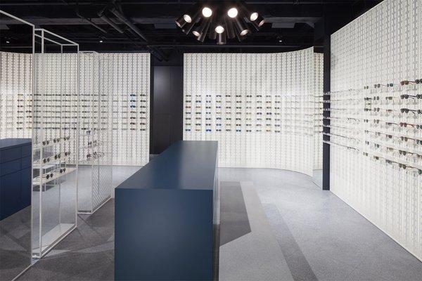 The MYKITA Shop Los Angeles on the ground floor of the Eastern Columbia Building.