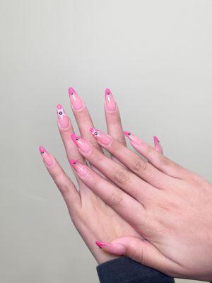 Gel X + nail art by Nikki