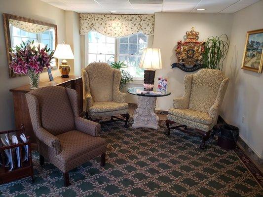 Lobby sitting area