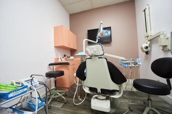 Comfortable dental chairs for your convenience.