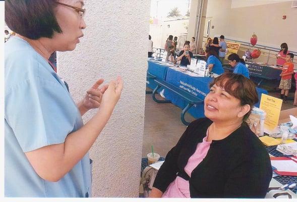 Dr.Sophia was part of the Free Community Health Fair on May 31,2014. We provided Free acupuncture services to our Patients.