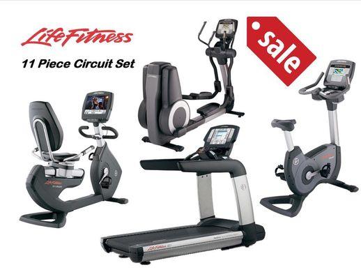 Life fitness equipment sale at www.gympros.com 888-502-2348